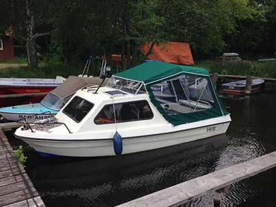 Kajütboot von Backnang nach Brandenburg