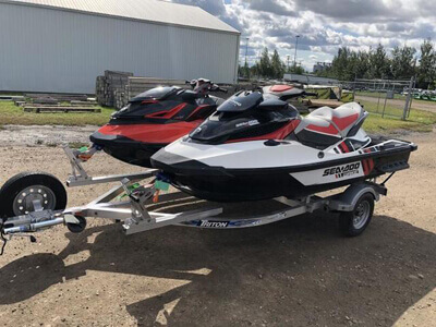 2 Sea Doos On Trailer from Edmonton, Alberta, Canada to Paradise Valley, Arizona