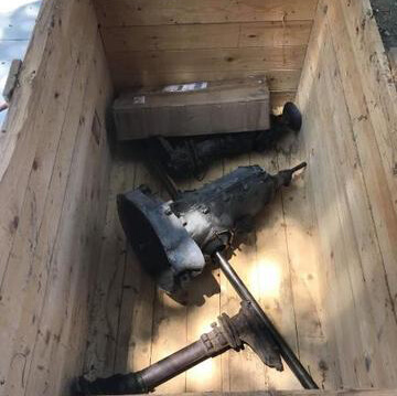 Volkswagen Axle and Parts from Santa Clarita, California to Eaton Socon, Cambridgeshire