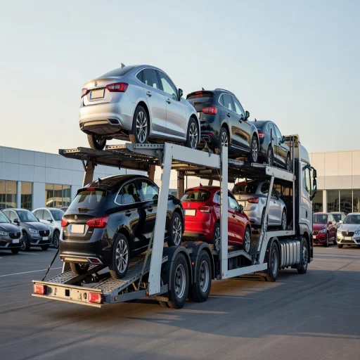 Car transporter carrier in State College, Pennsylvania
