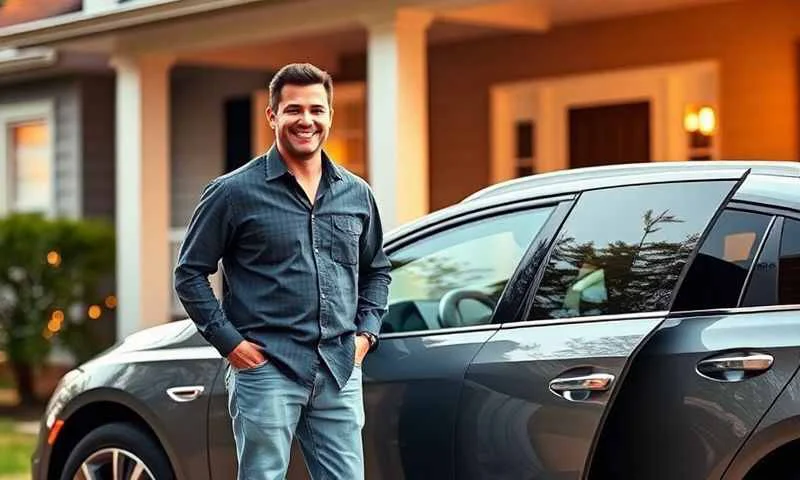 Customer with their delivered car in Huntsville, Alabama, United States